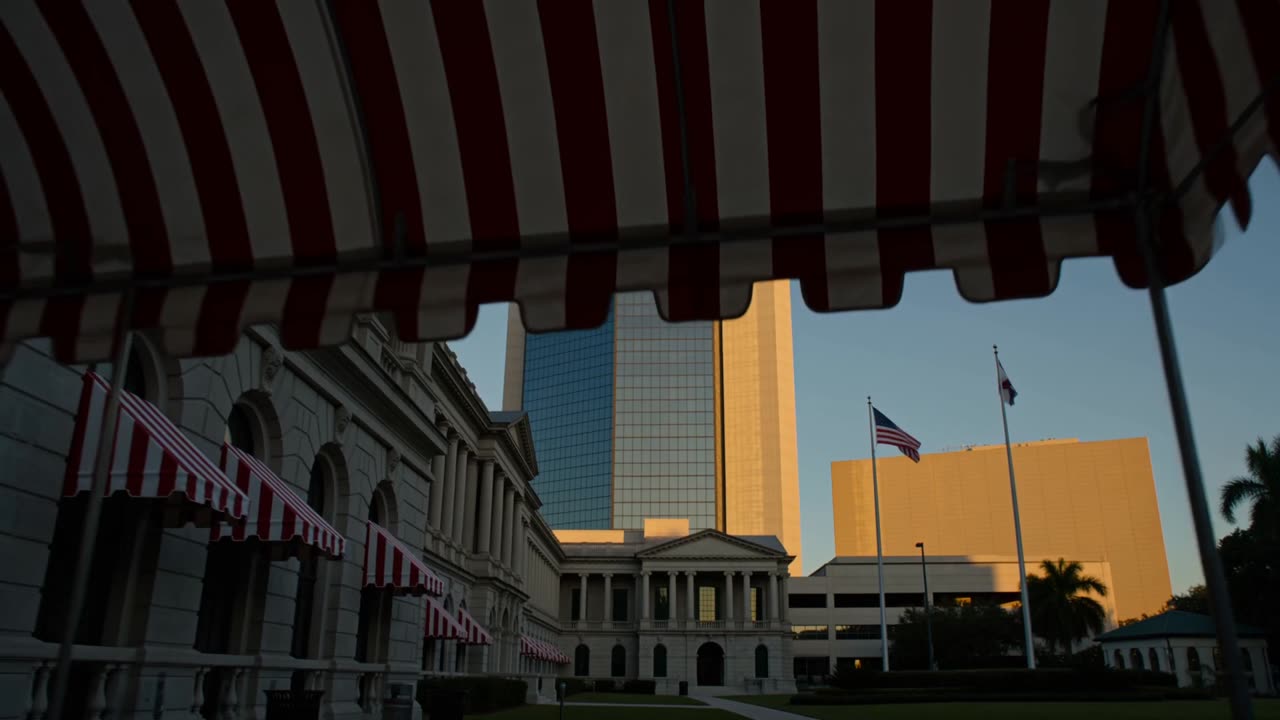 Florida Capitol at golden hour